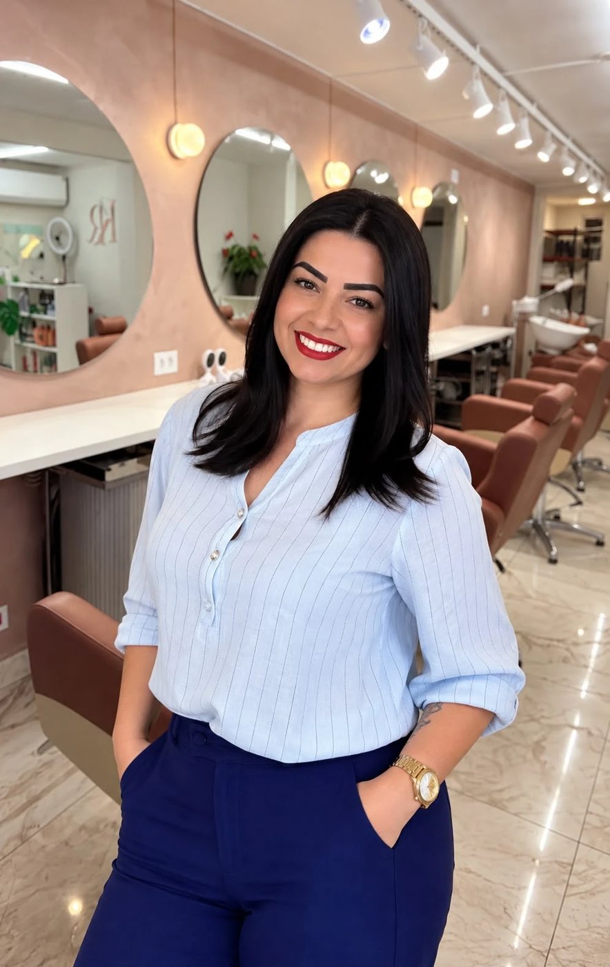 Kharina Ribeiro, fundadora do Salão Kharina Ribeiro